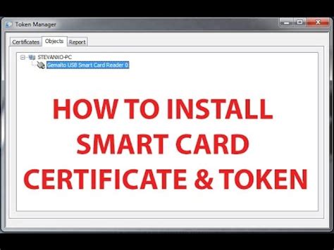 how to create smart card certificate|smart card setup windows 10.